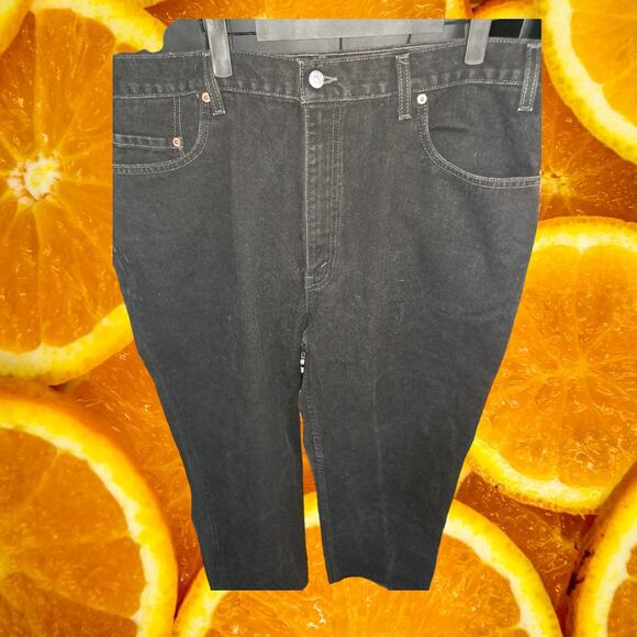 Levi's 550 Black Jeans Size 42 x 30 - Picture 4 of 5